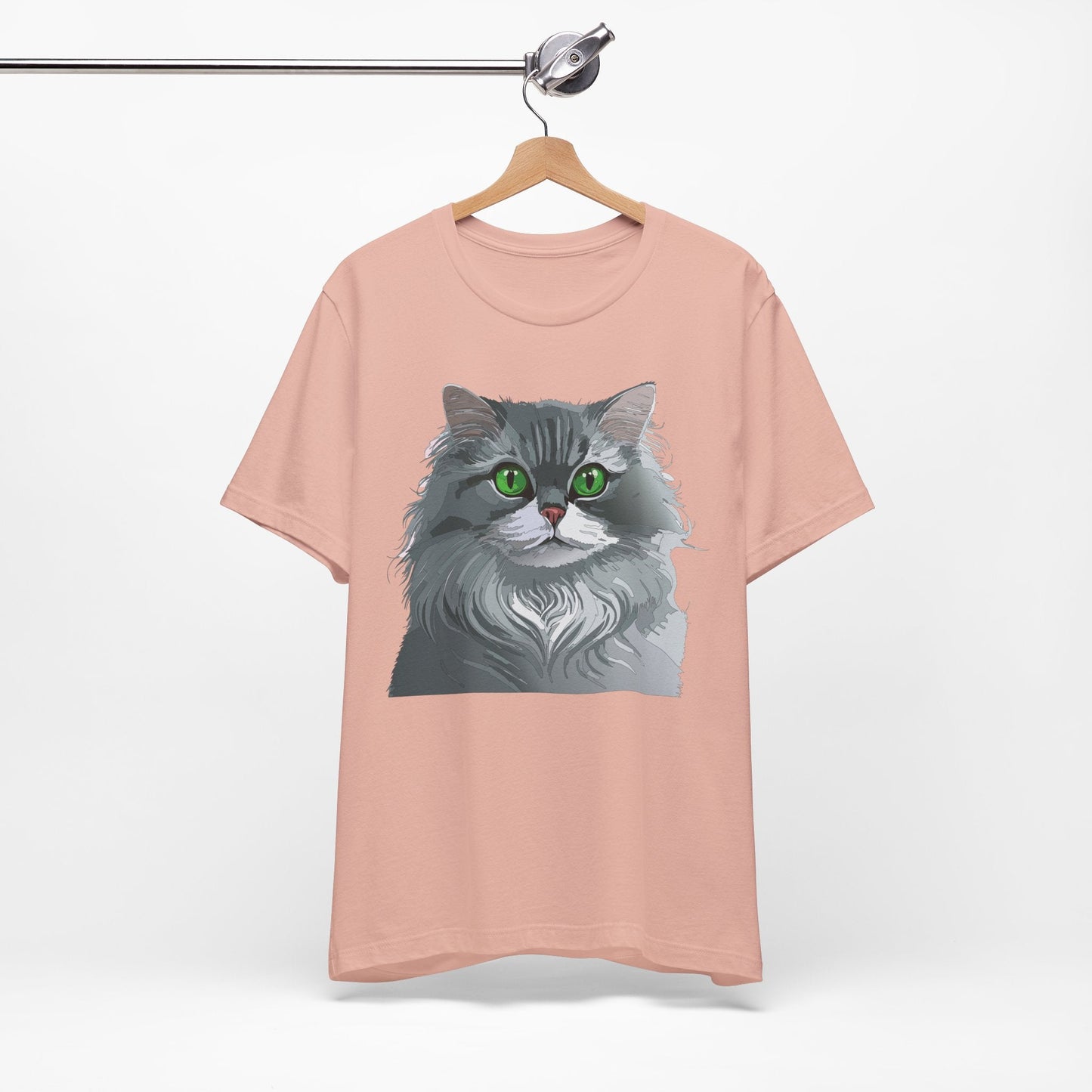 Unisex Animal Shirt With Art Design Animals Tee Short Sleeve Jersey Style Wild Animals Shirt