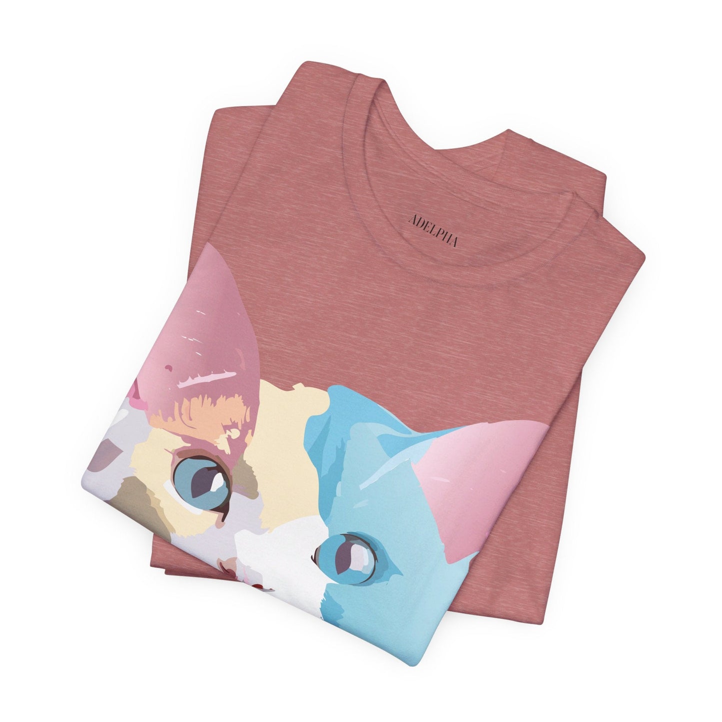 Cat Graphic Tee Unisex Jersey Short Sleeve By Adelpha Art Design