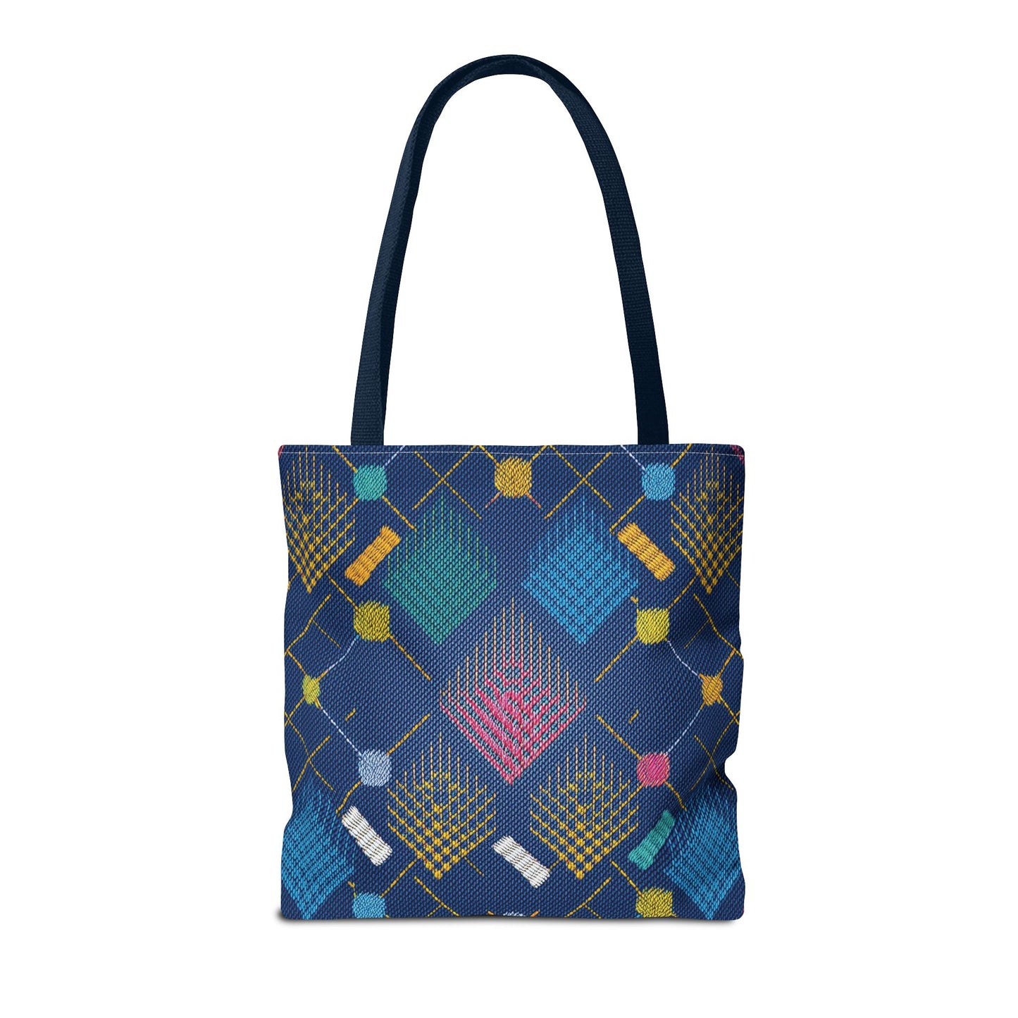 Diwali Graphic Denim Fabric Imitation Print Unisex Canvas Bag Poly Spun 3 Sizes Tote Bag 205-11