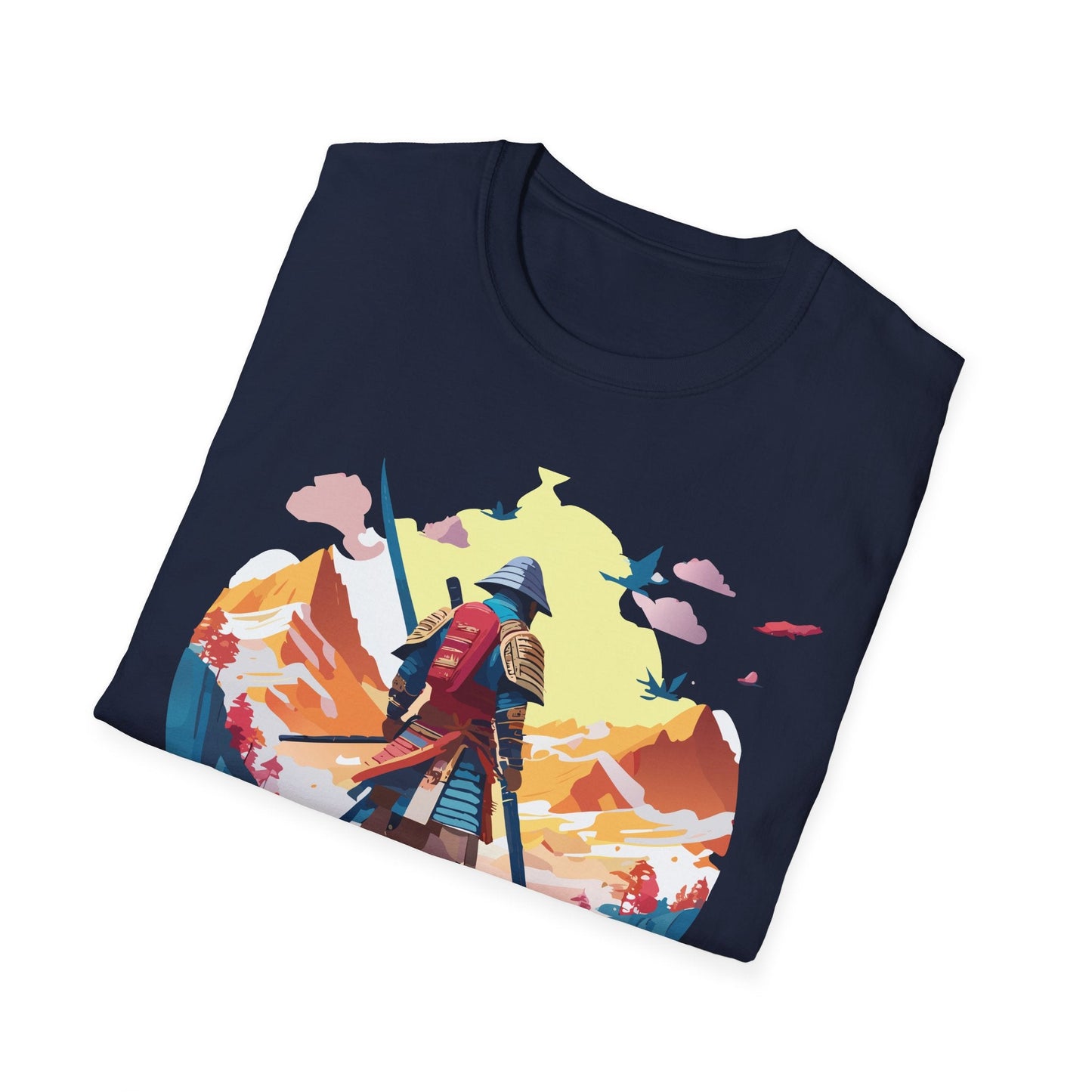 Samurai Shirt Unisex T Shirt Gildan Softstyle 64000 Cotton Tee For Everyday Comfort