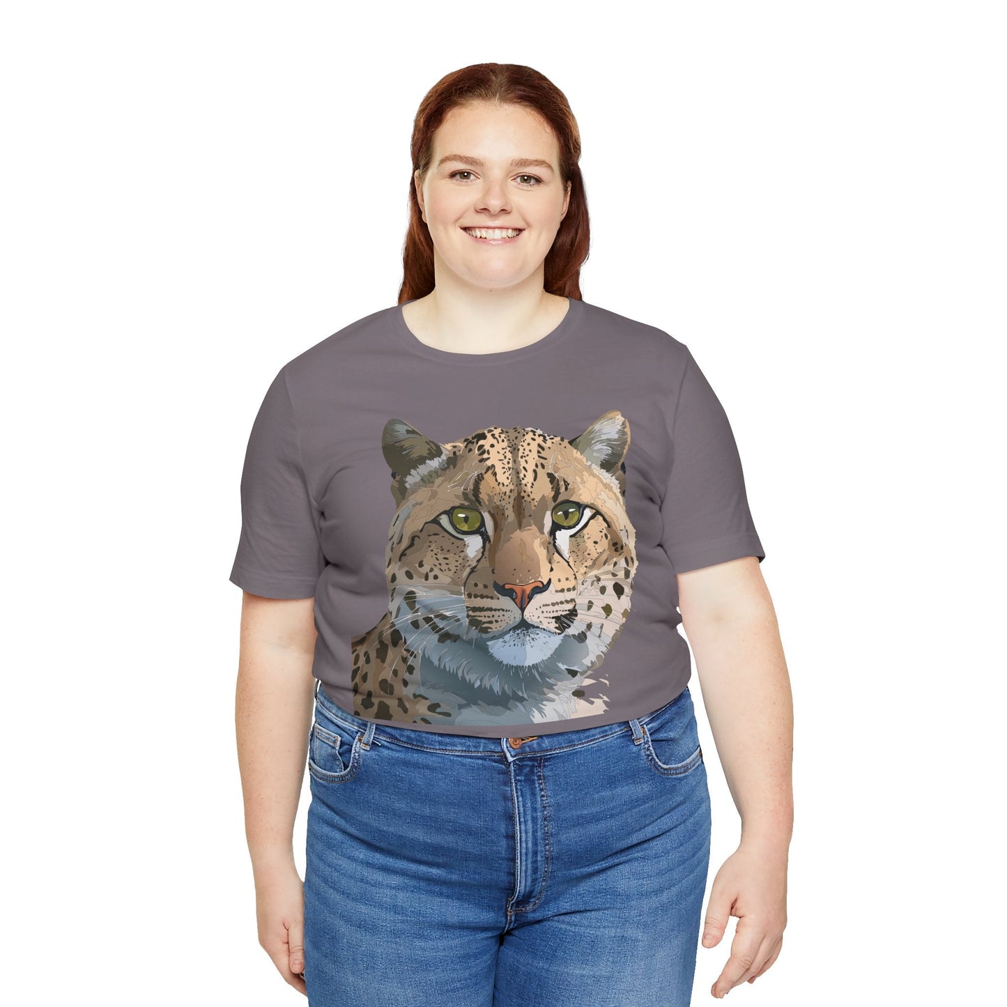 Unisex Animal Shirt With Animals Art Design Tee Short Sleeve Wildlife Print Tee Shirt