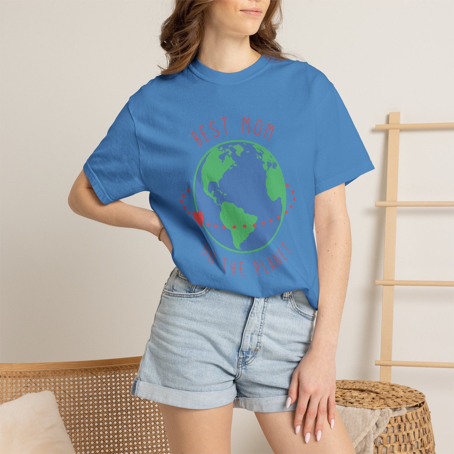Mom T-shirt Mother's Day Mama Tee Unisex Comfort Colors Garment-Dyed Cotton h33