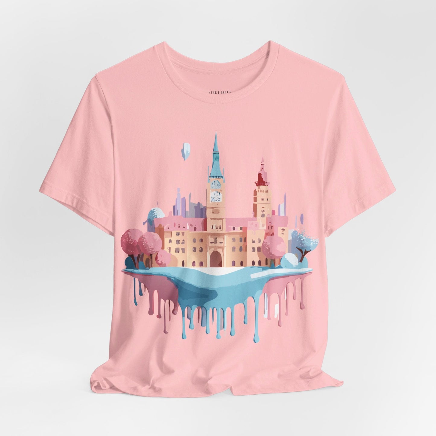 Tourist Shirt Prague Graphic Tee Unisex Jersey Short Sleeve Vintage Style Adelpha