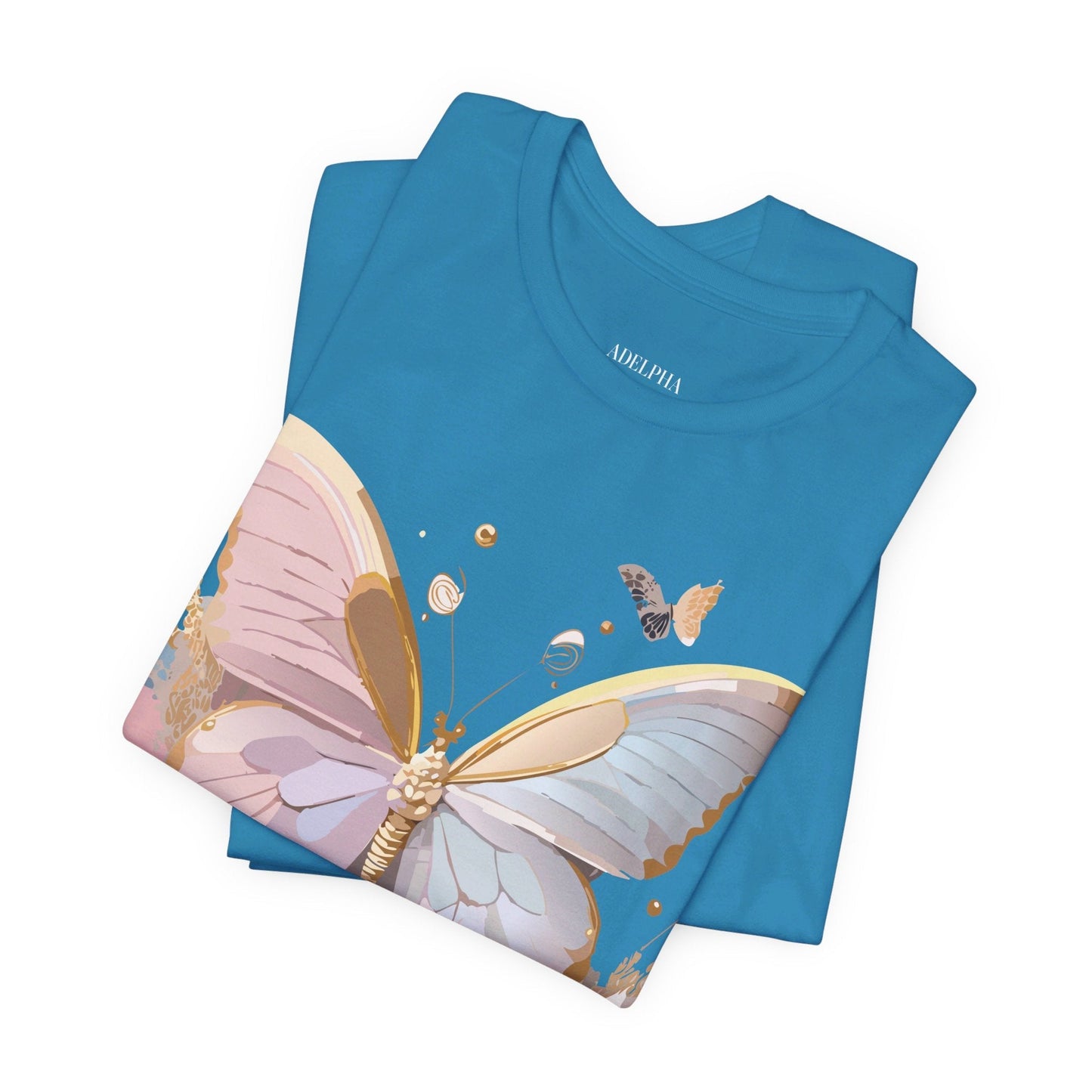 Butterfly Graphic Tee Unisex Vintage Inspired Art Adelpha Apparel Collection