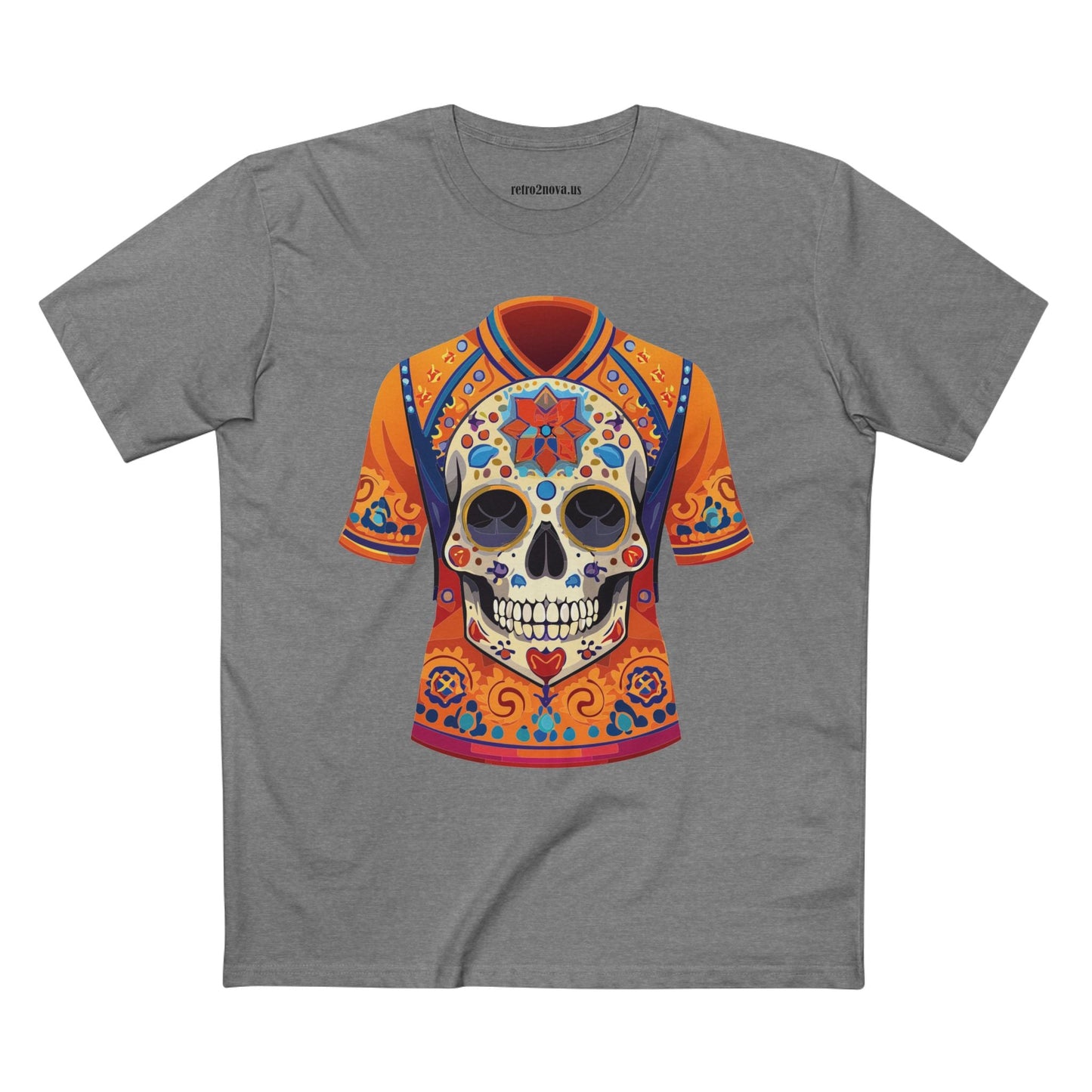 Skull Skeleton Shirt Unisex Premium Cotton Tee Art Collection Original Design Retro2Nova SS30