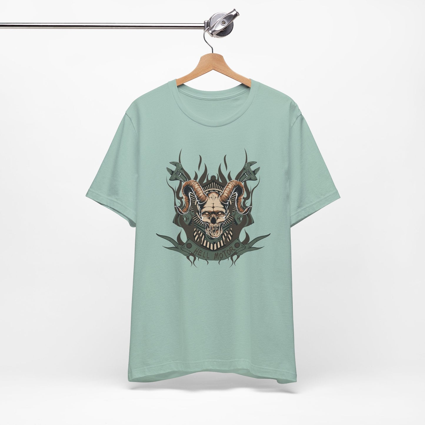 Gothic Skull Graphic Design Unisex Cotton Tee Art-49