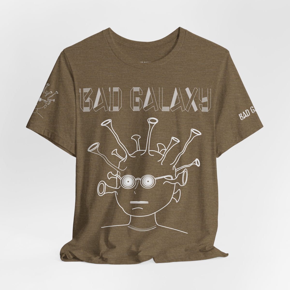 Alien Graphic Unisex Cotton Bella+Canvas Tee with Art Design b53