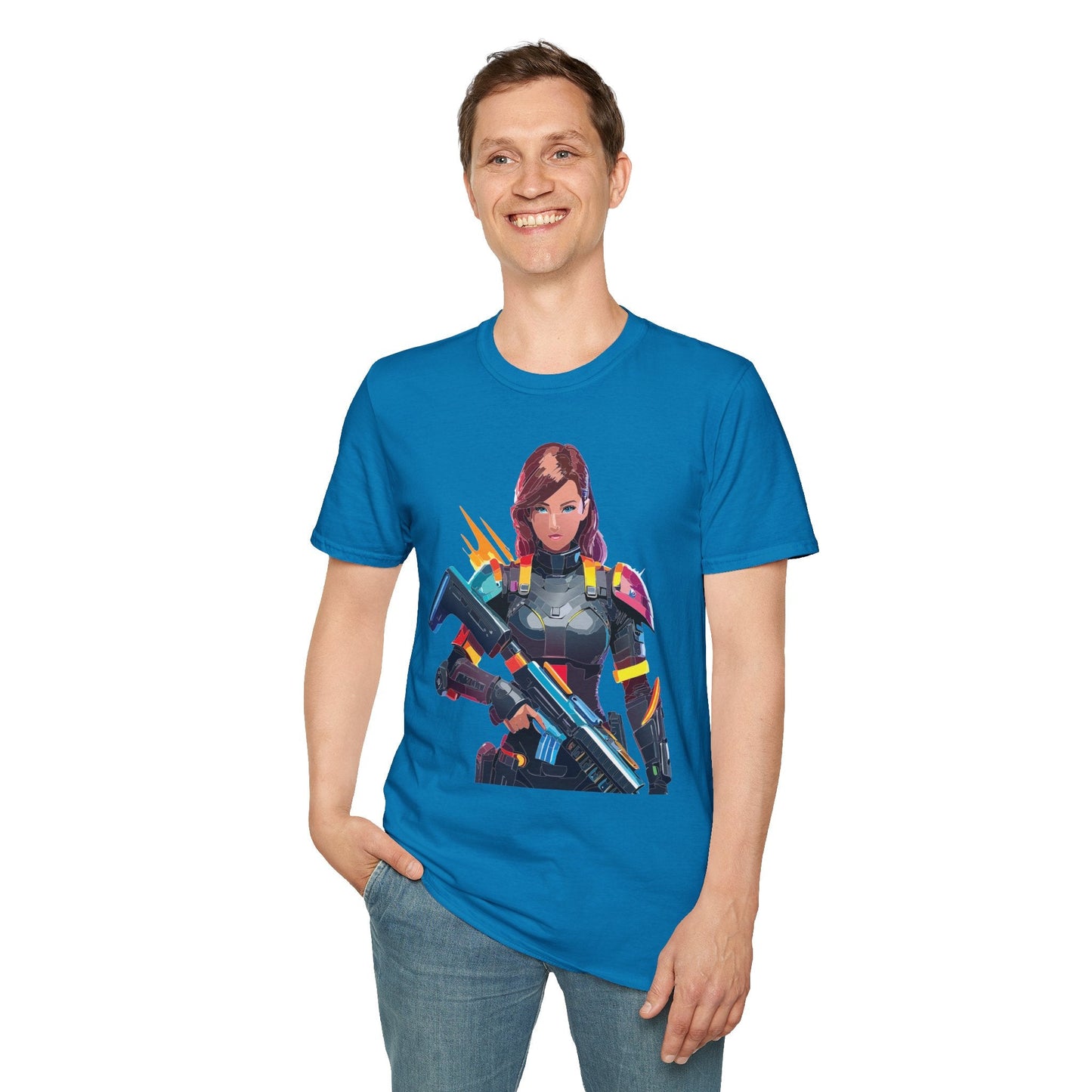 Robocop Graphic Unisex Cotton With Cyber Man Artwork Tee 8