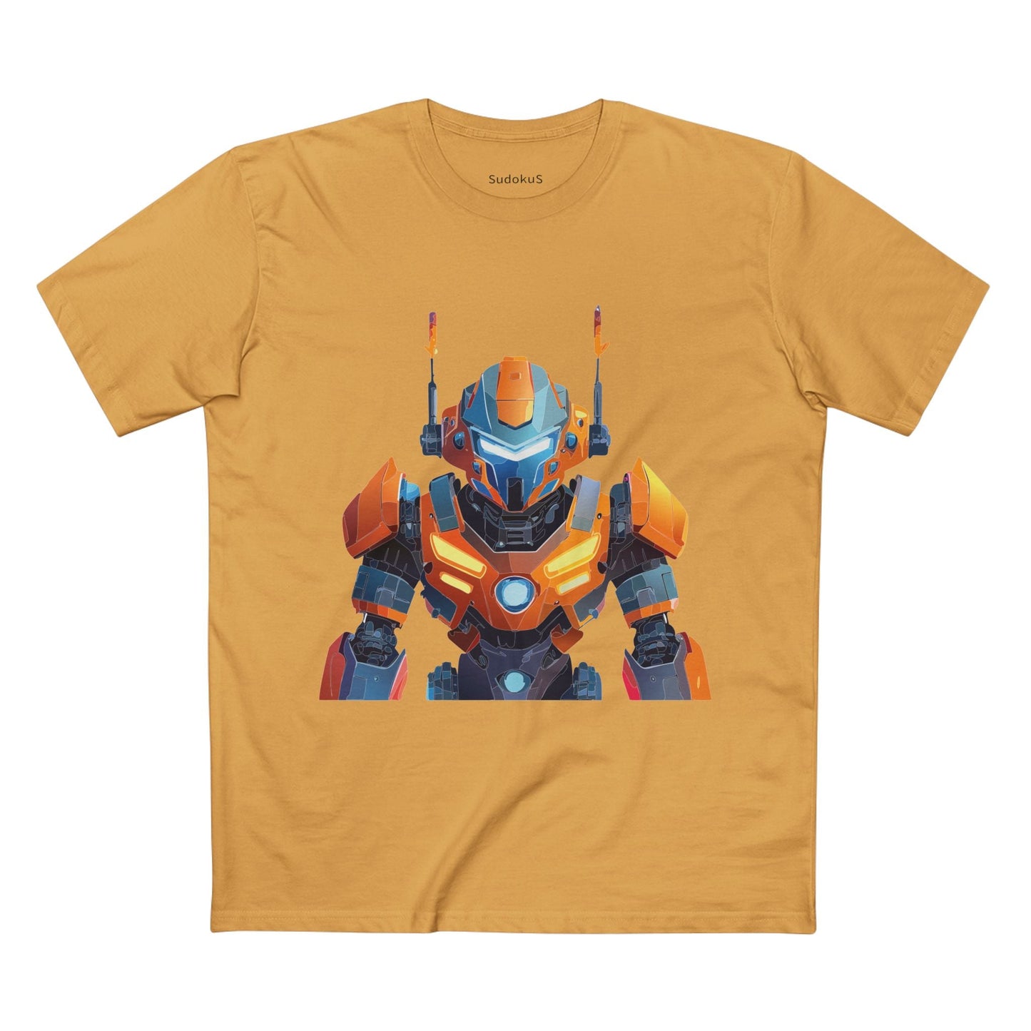 Cyborg Robot Graphic Unisex 100 Cotton Staple Tee 3