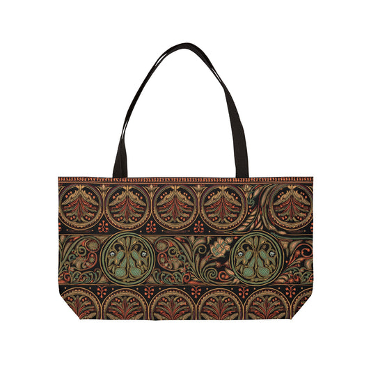 Ornament Print Big Bag Unisex Spun Poly 24x13 Canvas Art Bag OR-18