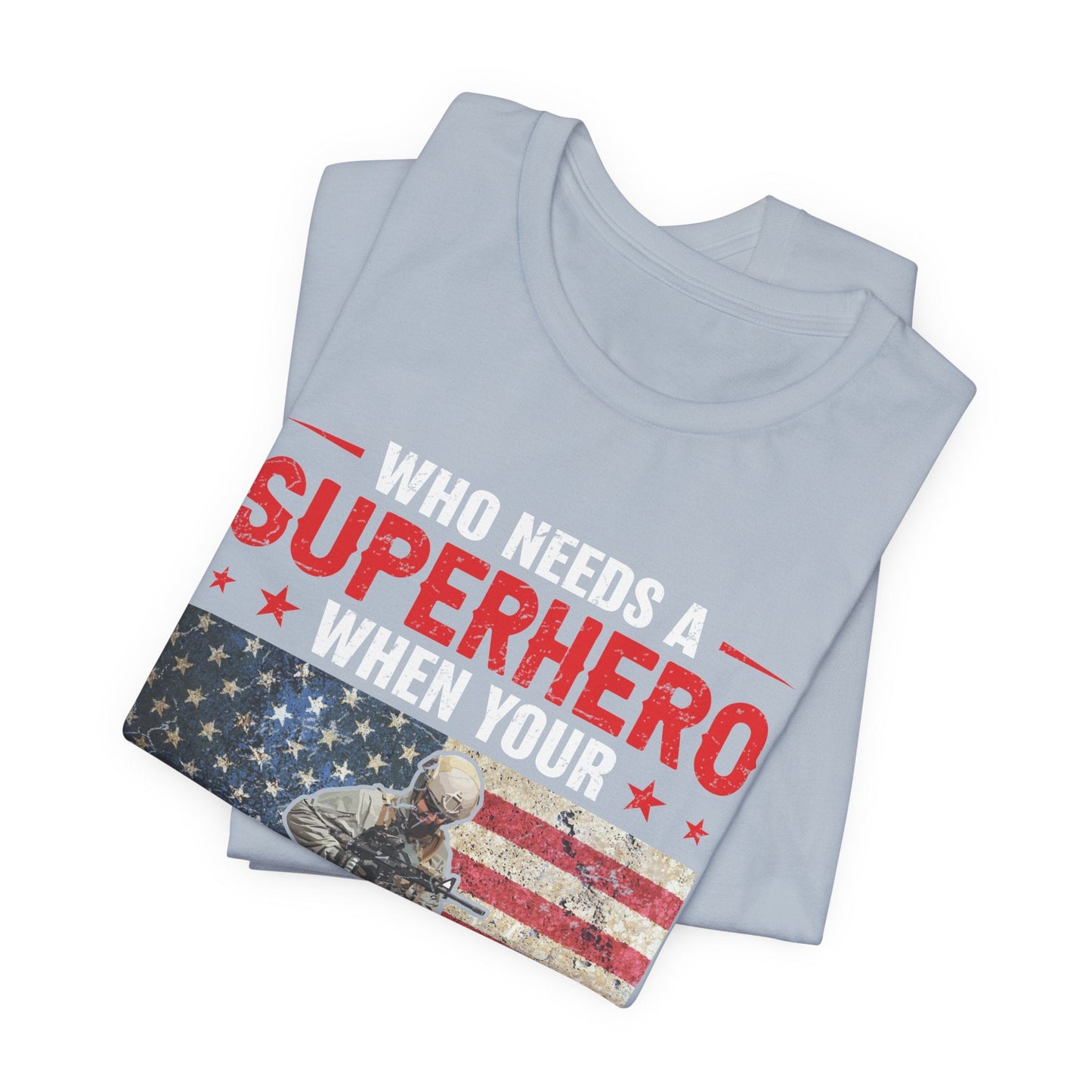 American Flag Graphic Unisex Cotton Tee v43