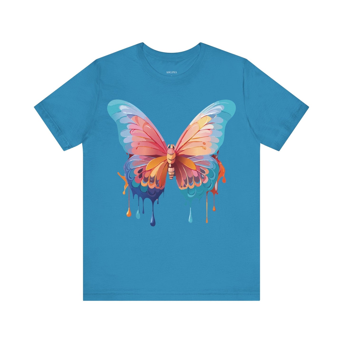 Butterfly Graphic Tee Adelpha Unisex Short Sleeve Design Tee