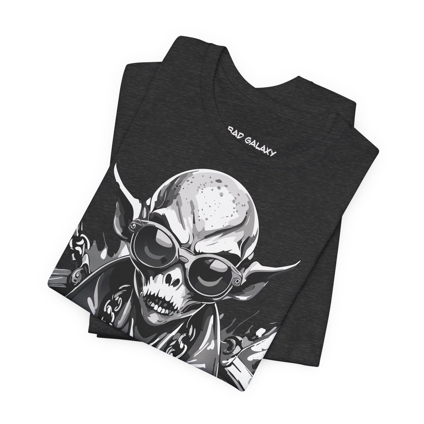 Alien Tee Shirt From Bad Galaxy Made To Order Free Shipping 100 Percent Cotton Eco Friendly In USA