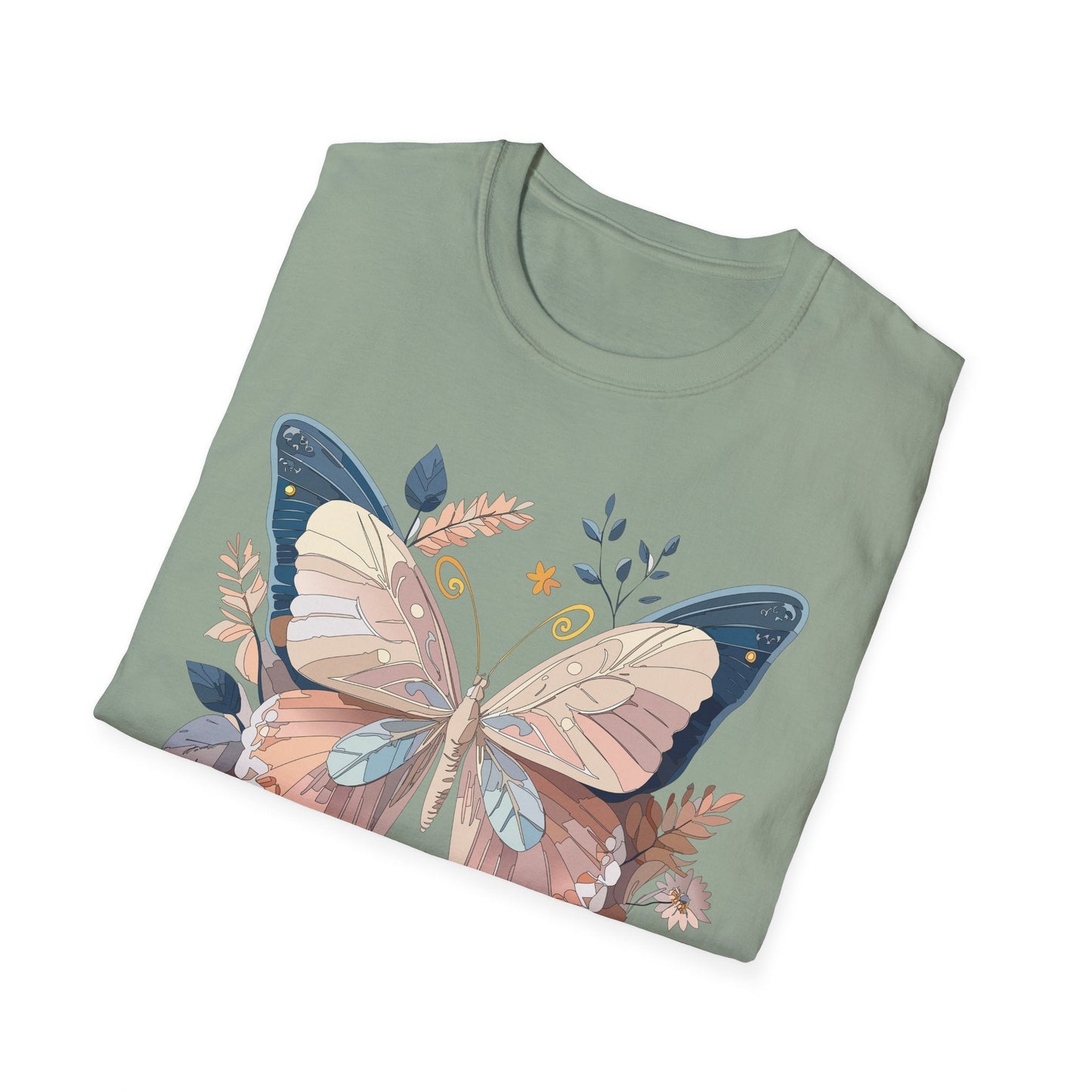 Monarch Butterfly Shirt Unisex Softstyle T Shirt 100 Percent Ring Spun Cotton Gildan 64000