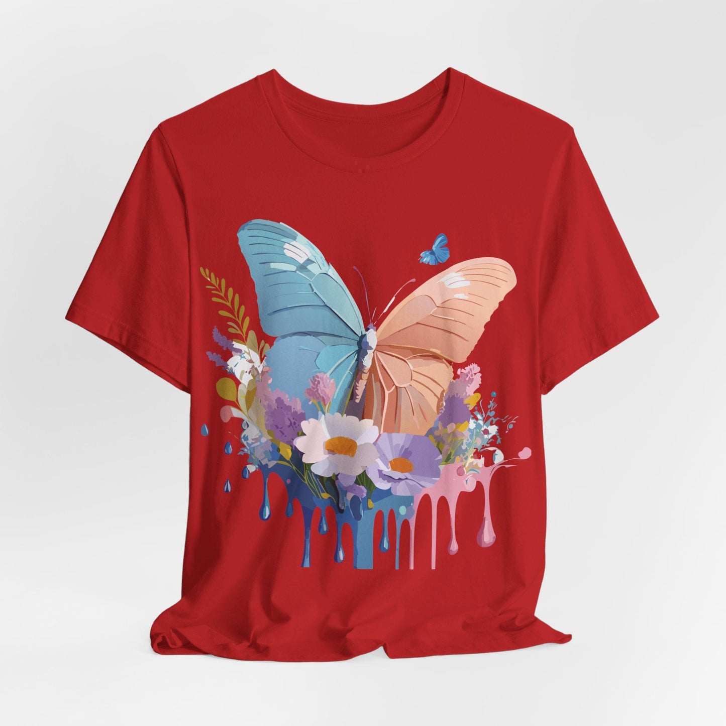 Butterfly Graphic Tee Adelpha Unisex Short Sleeve Art Design