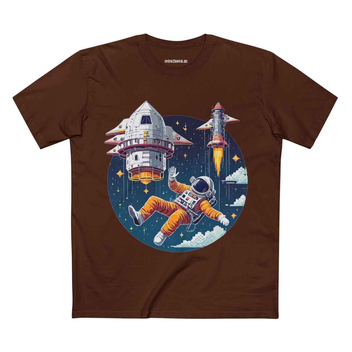 Cosmos Astronaut Graphic Tee Staple Unisex 100 Cotton Tee Shirt - CS-4