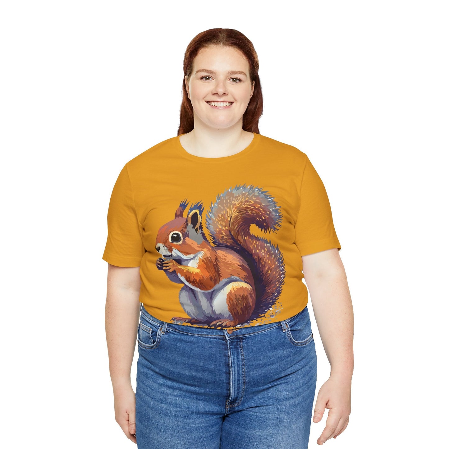 Unisex Animal Print Tee Shirt With Wild Animals Artwork Gildan Softstyle 64000 Cotton