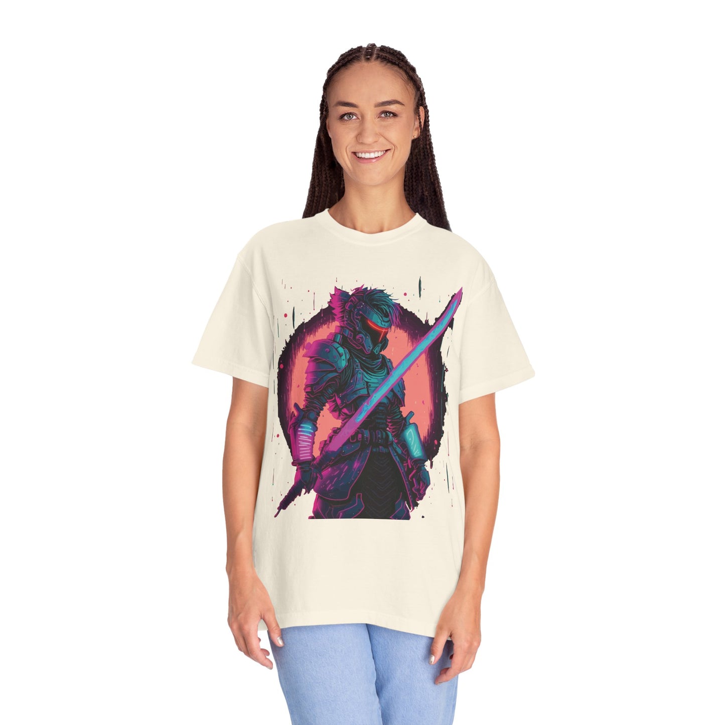 Unisex T-shirt with Knight in Armor