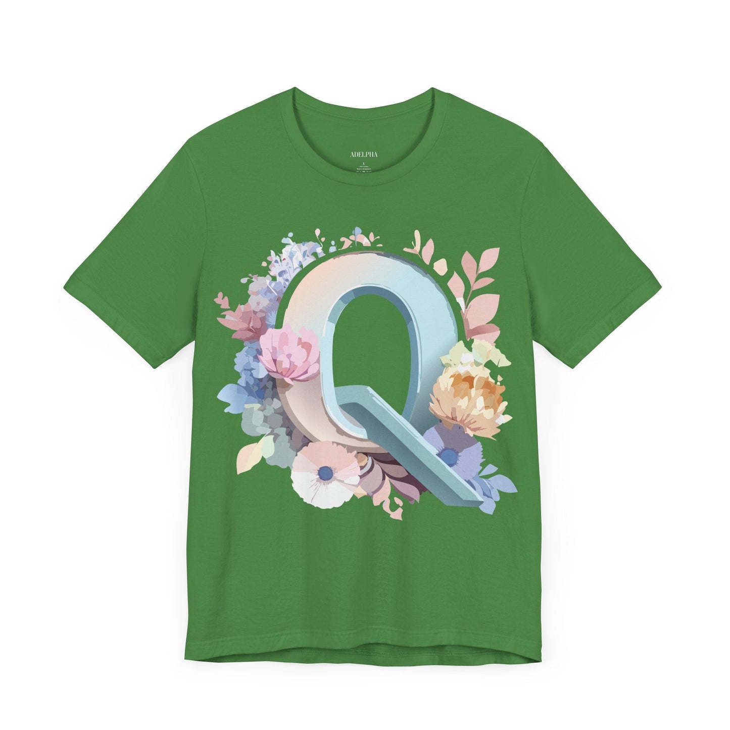 Letter Q Shirt Unisex Graphic Tee With Vintage Inspired Artwork By Adelpha Premium Quality