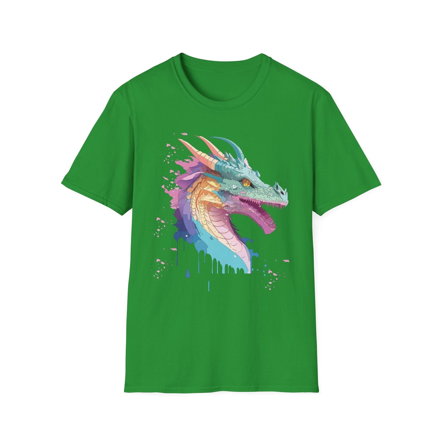 Dragon Graphic T Shirt Unisex Animal Shirt Cotton Softstyle Tee For Everyday Comfort