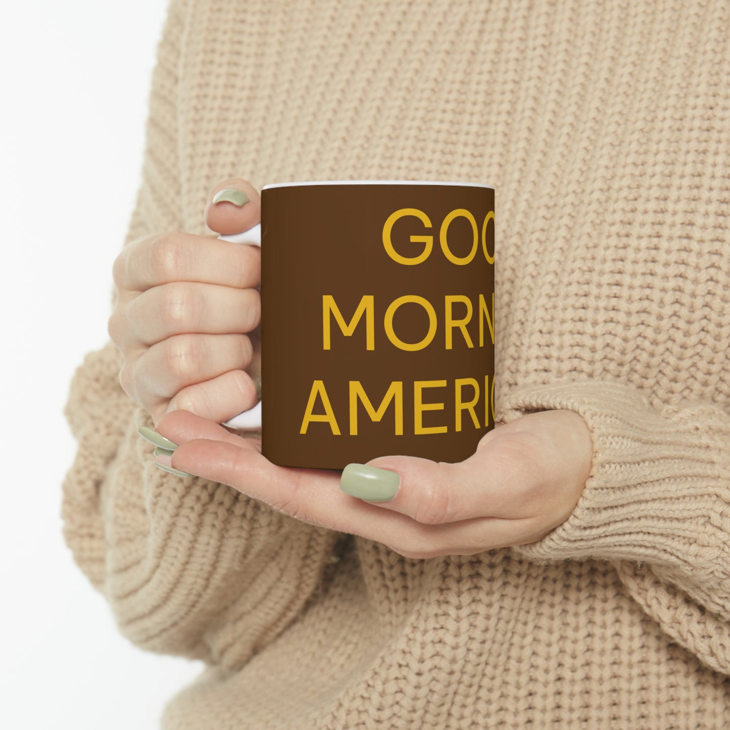 Tasse à café et à thé avec signature Good Morning America