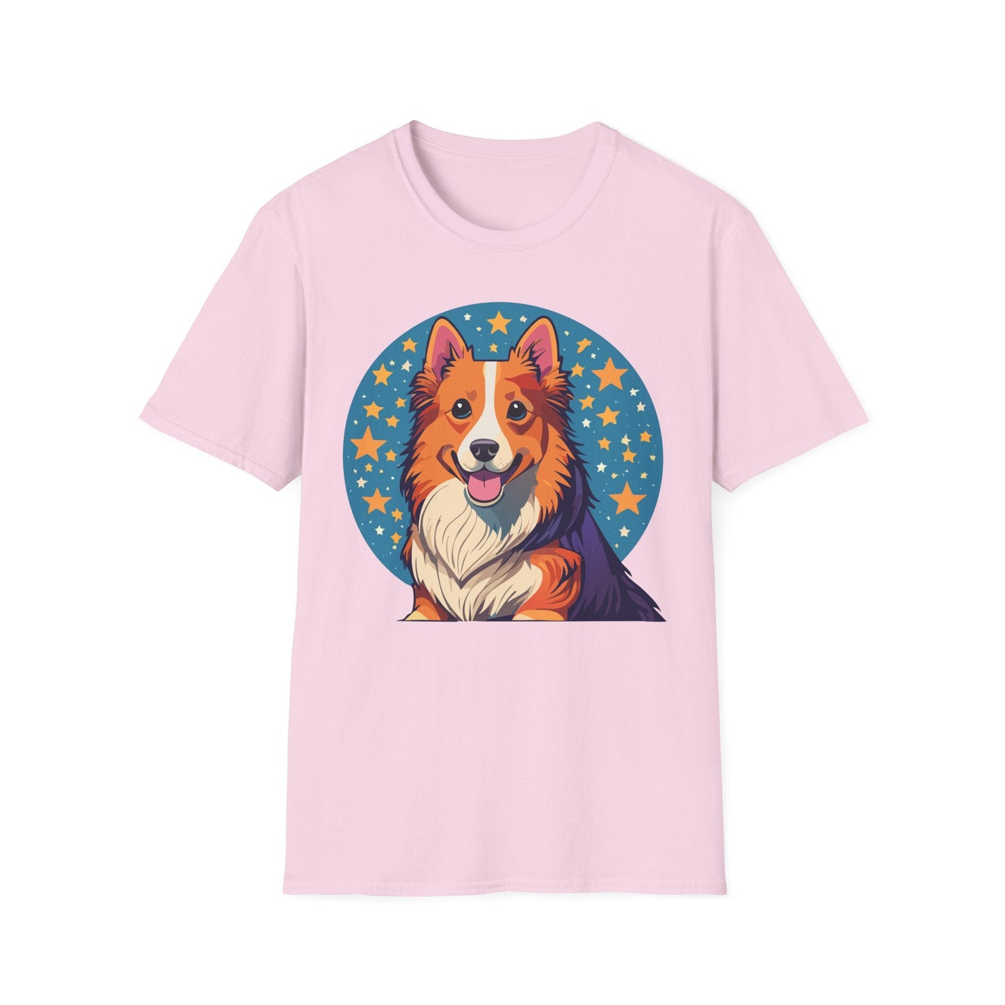 Unisex Dog Shirt Animal Print Tee Gildan Softstyle 64000 Tee