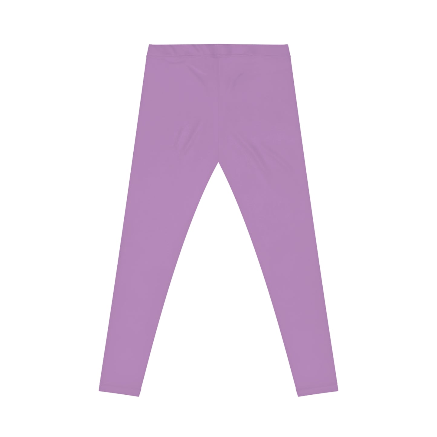 Evening Lilac Color Women's Poly-Span Casual Leggings XS-2XL