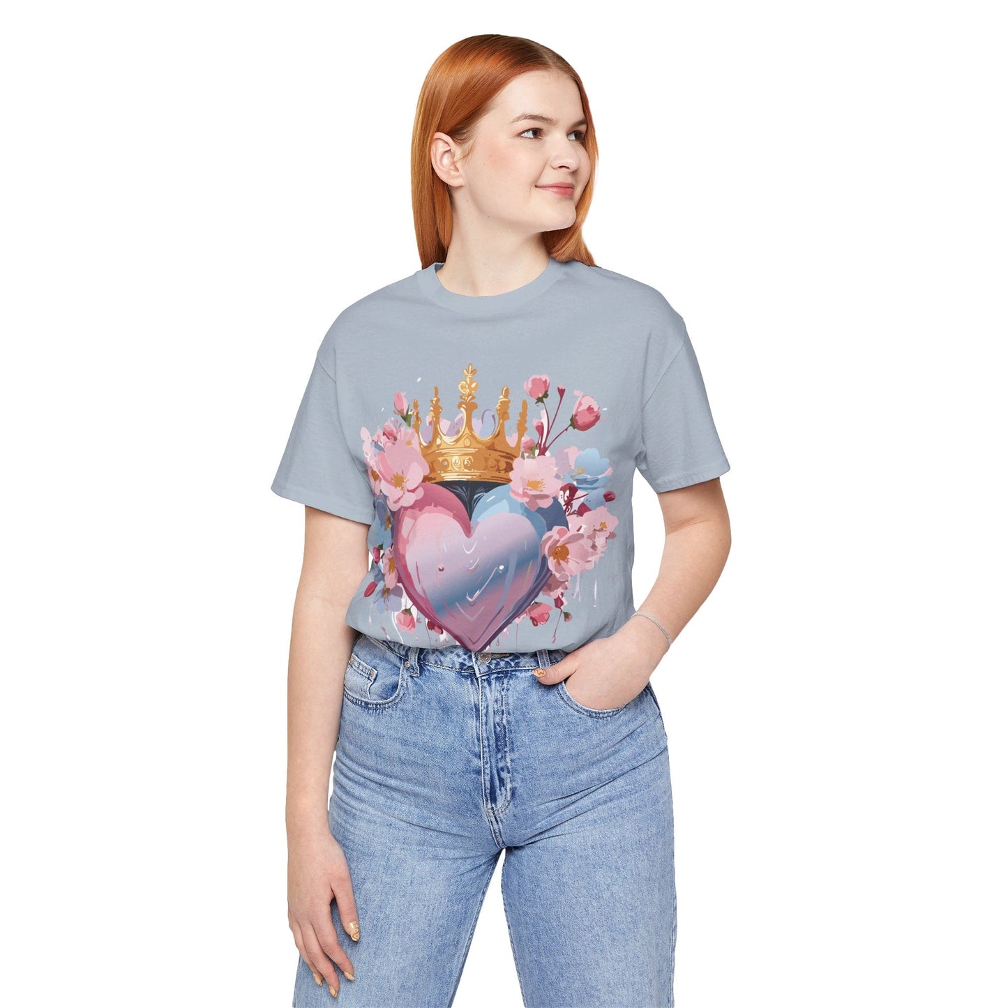 Valentine Graphic Tee Unisex Jersey Short Sleeve Adelpha Vintage Inspired Artwork
