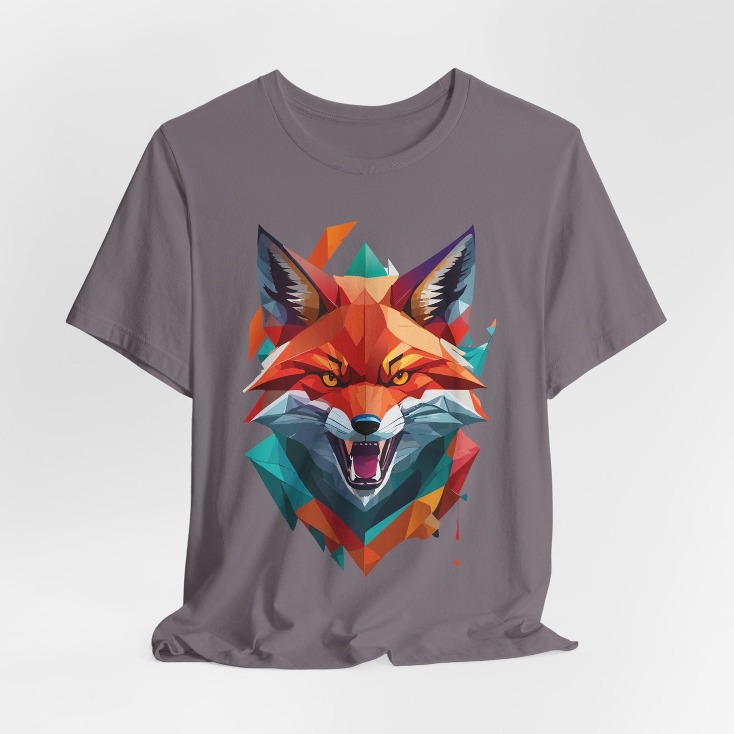 Unisex Animal Print Tee Shirt With Wild Animals Art Design For Men Women Soft Cotton