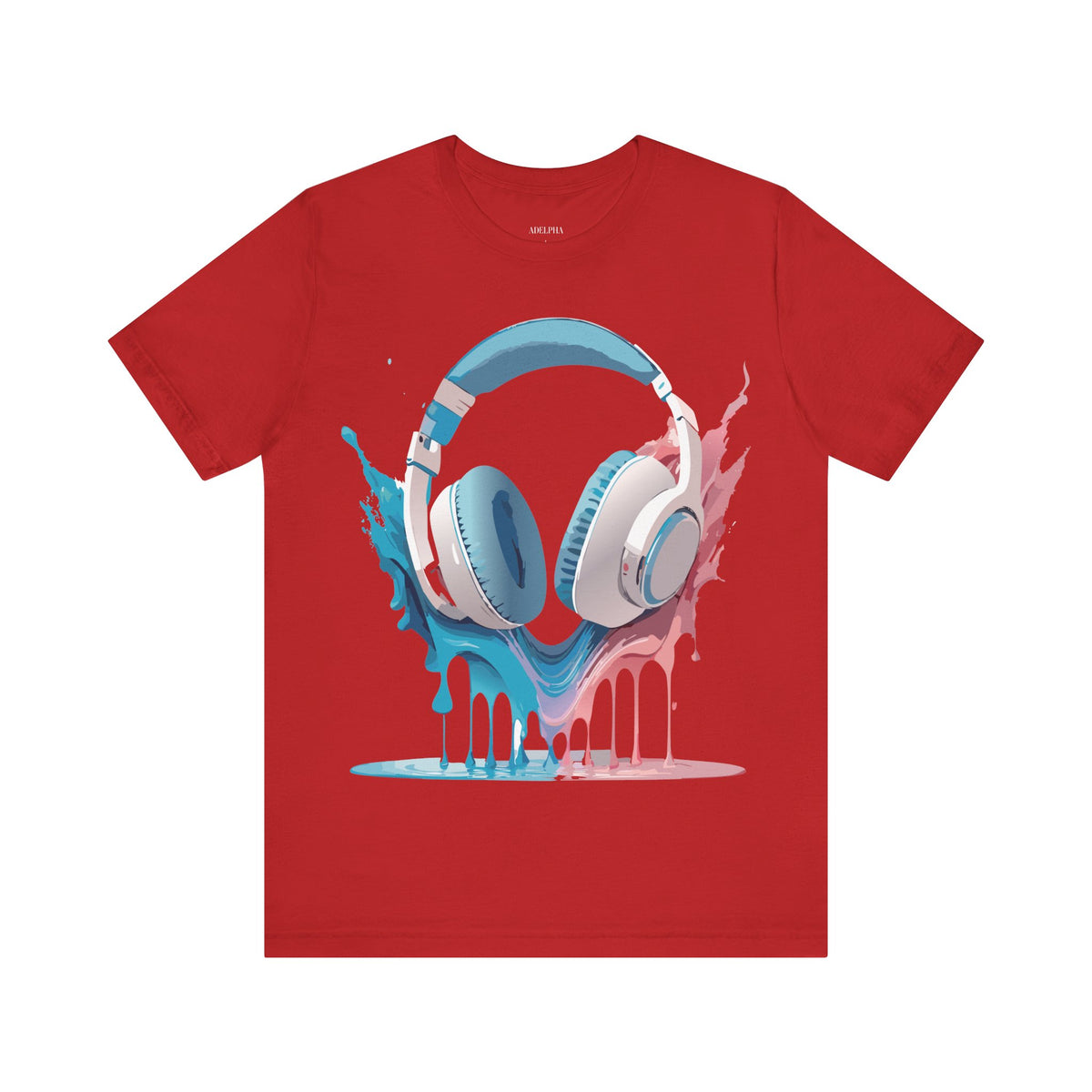 Music Graphic Unisex Cotton Bella+Canvas Tee with Art Design m106
