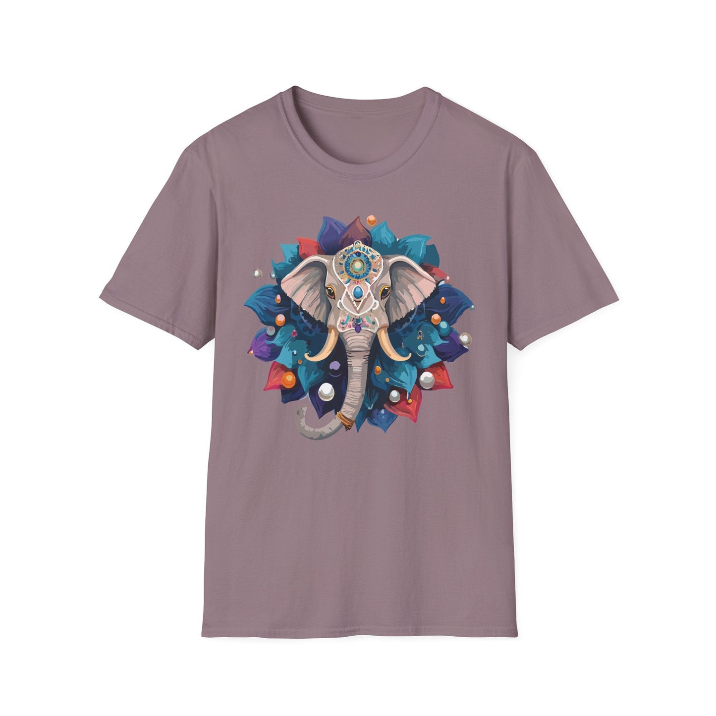Elephant T Shirt Unisex Softstyle 64000 Short Sleeve Cotton Tee Comfortable Everyday Wear