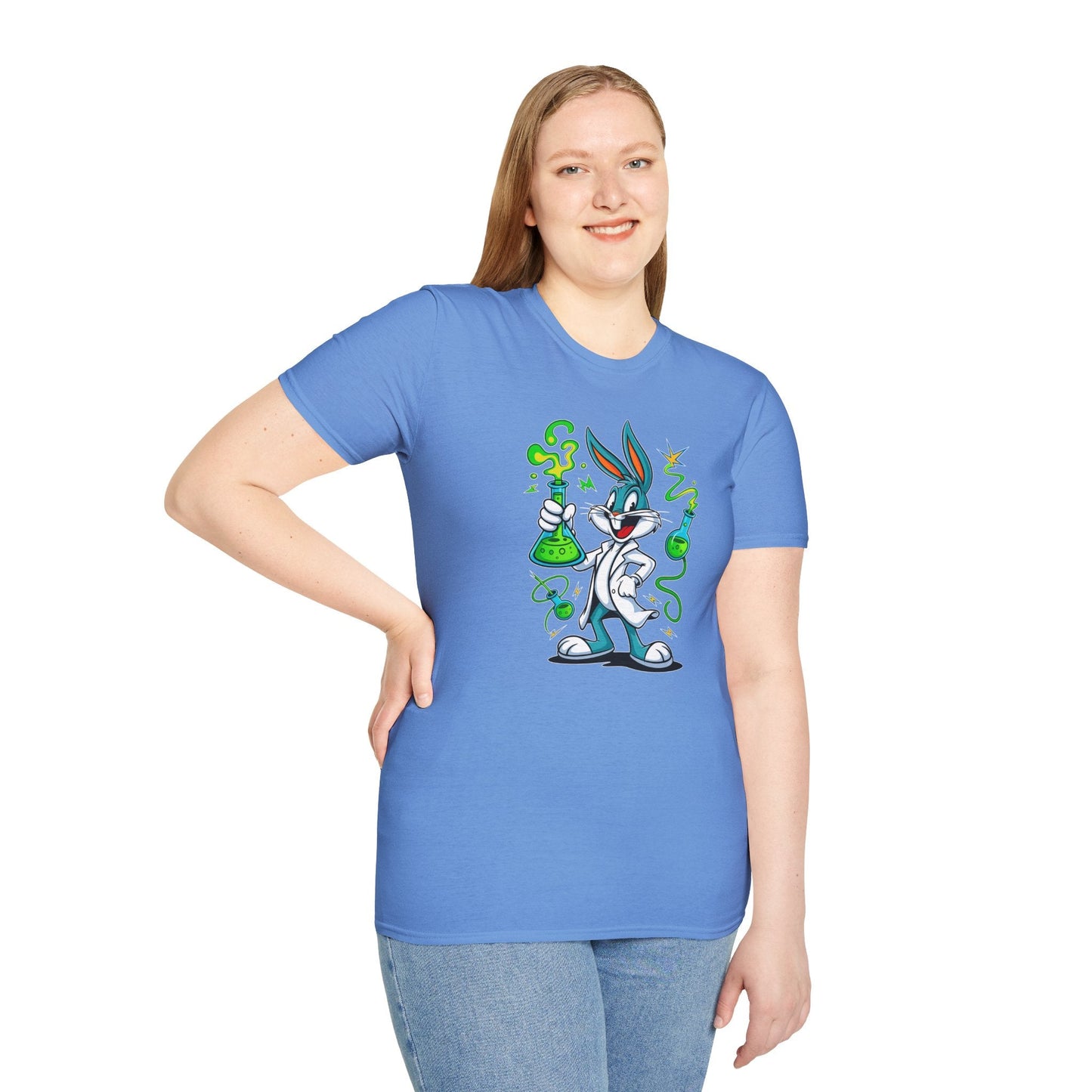 Bugs Bunny T Shirt Cartoon Design Unisex Softstyle 64000 Tee Graphic Shirt Art Design