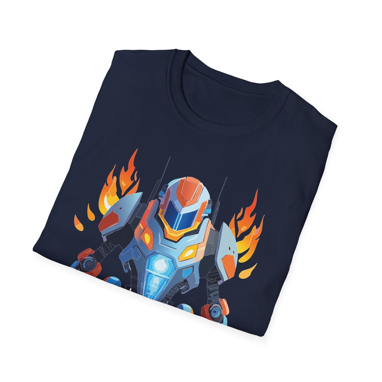 Cyborg Tee Unisex Robot Shirt Terminator Shirt Art Design Gildan Softstyle 64000 Cotton Tee