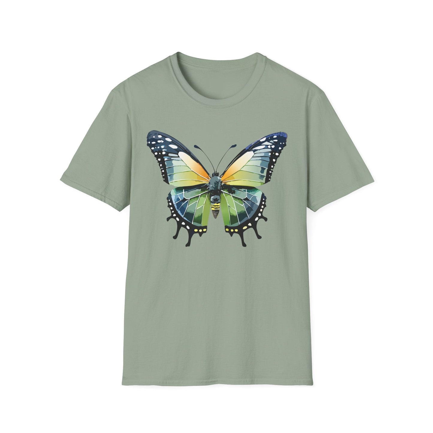 Butterfly Shirt Unisex Softstyle Gildan 64000 Monarch Butterfly Graphic Tee For Men And Women