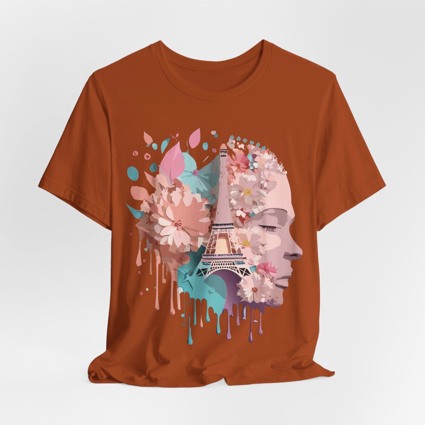 Tourist Shirt Paris Graphic Tee Unisex Jersey Short Sleeve Premium Vintage Inspired Adelpha Artwork