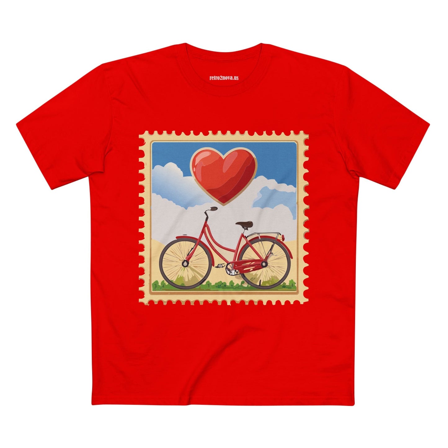 Stamp Shirt Postage Stamp Shirt Unisex Premium Cotton Tee With Original Art Design Retro2Nova