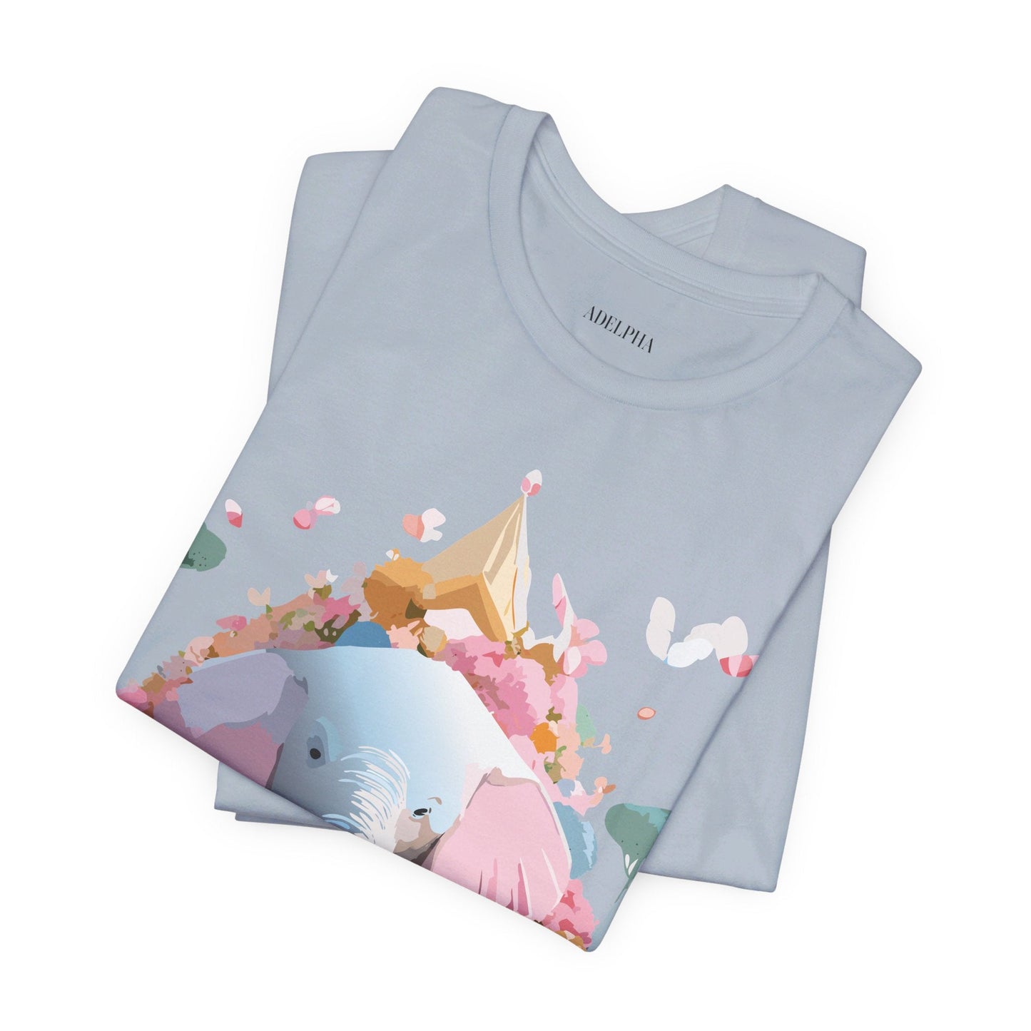 Elephant Graphic Unisex 100 Cotton Jersey Vintage Art Design Tee 19