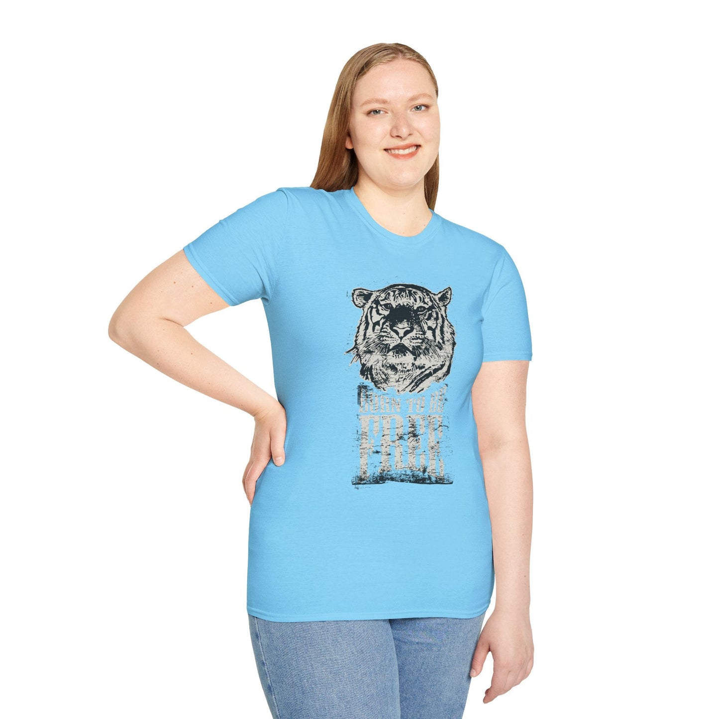 Art Design Shirt With Graphic Art Unisex Softstyle Tee 100 Percent Ring Spun Cotton