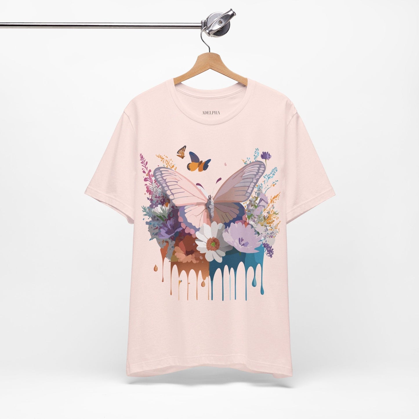 Butterfly Graphic Tee Adelpha Art Design Unisex Short Sleeve Shirt