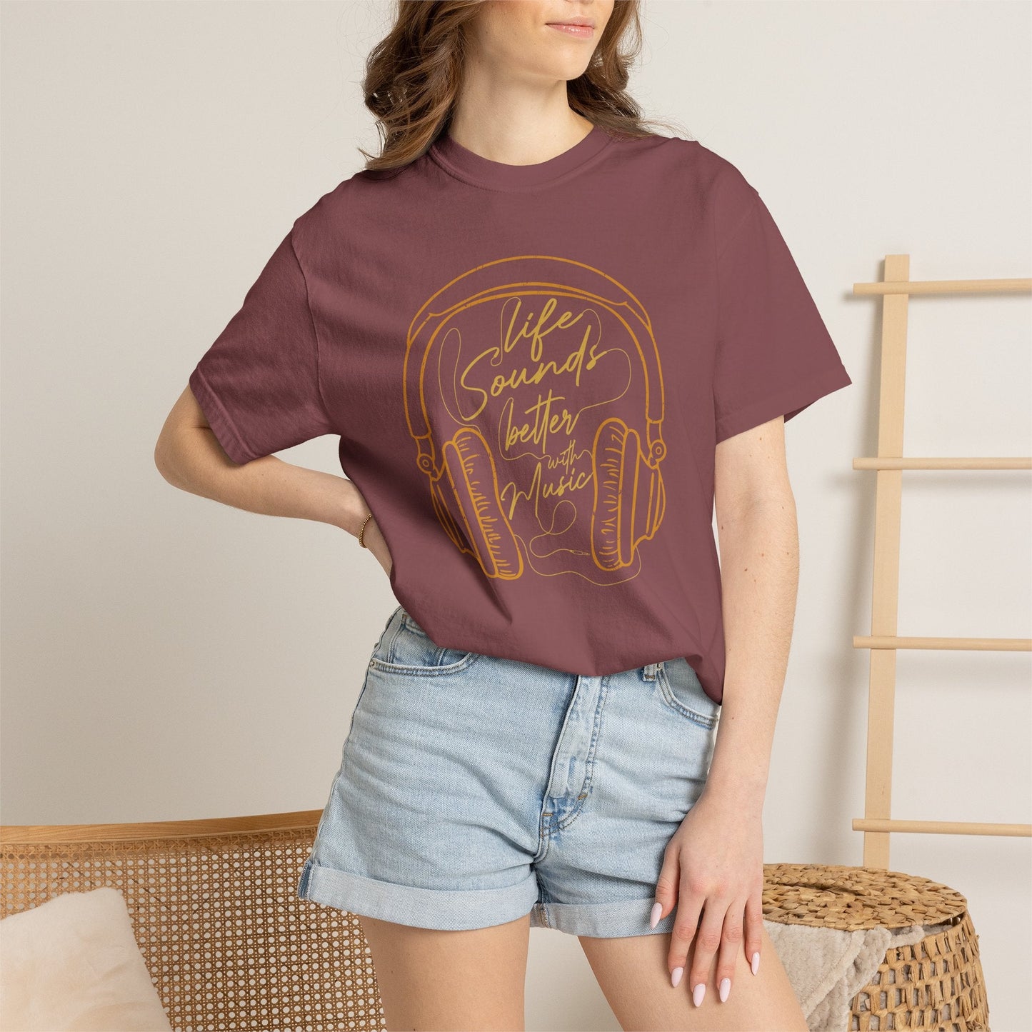 Music Graphic Design Unisex Cotton T-shirt t1
