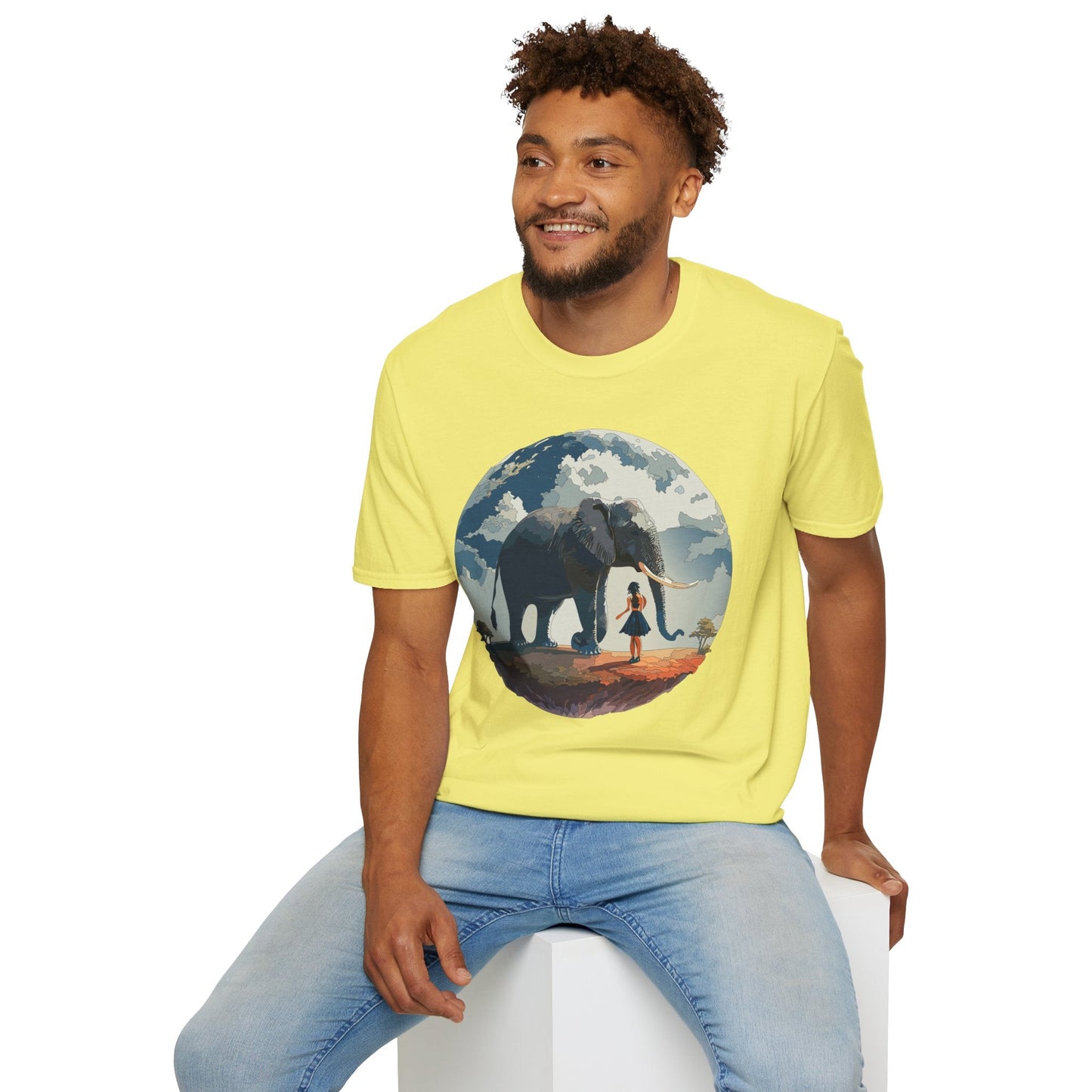 Womens Graphic T Shirt Art Design Tee Softstyle Gildan 64000 100 Percent Ring Spun Cotton