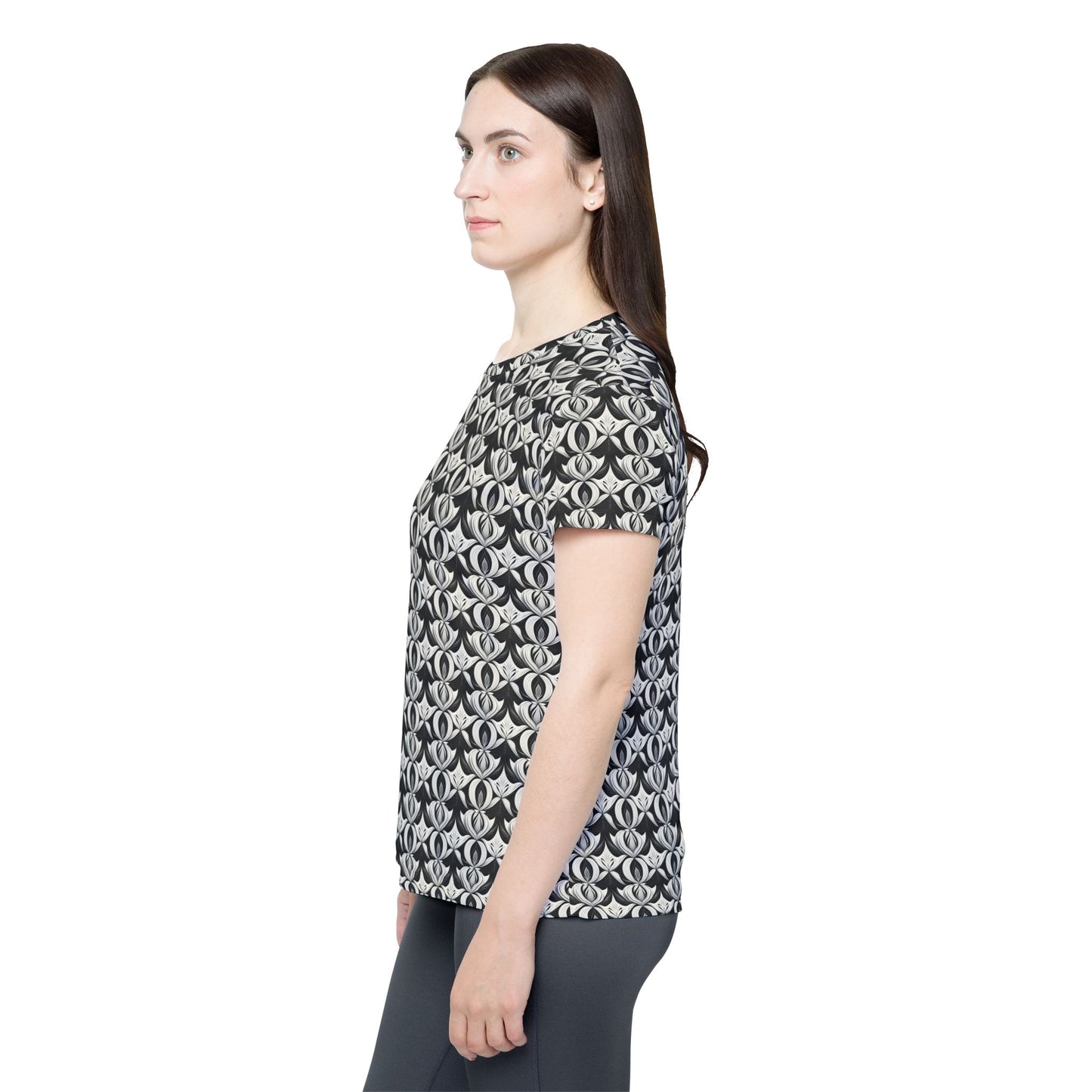 Women Poly Shirt with Ornament O12