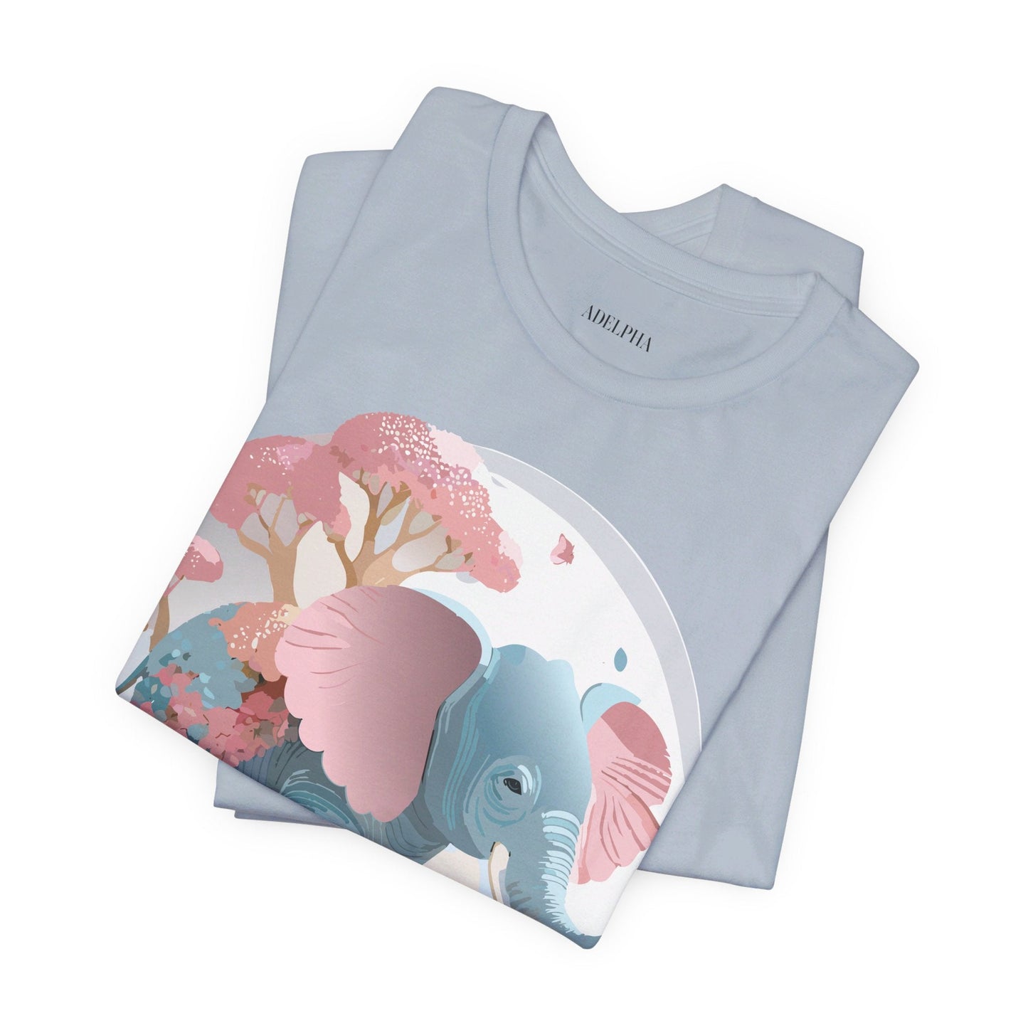 Elephant Graphic Unisex 100 Cotton Jersey Vintage Art Design Tee 17