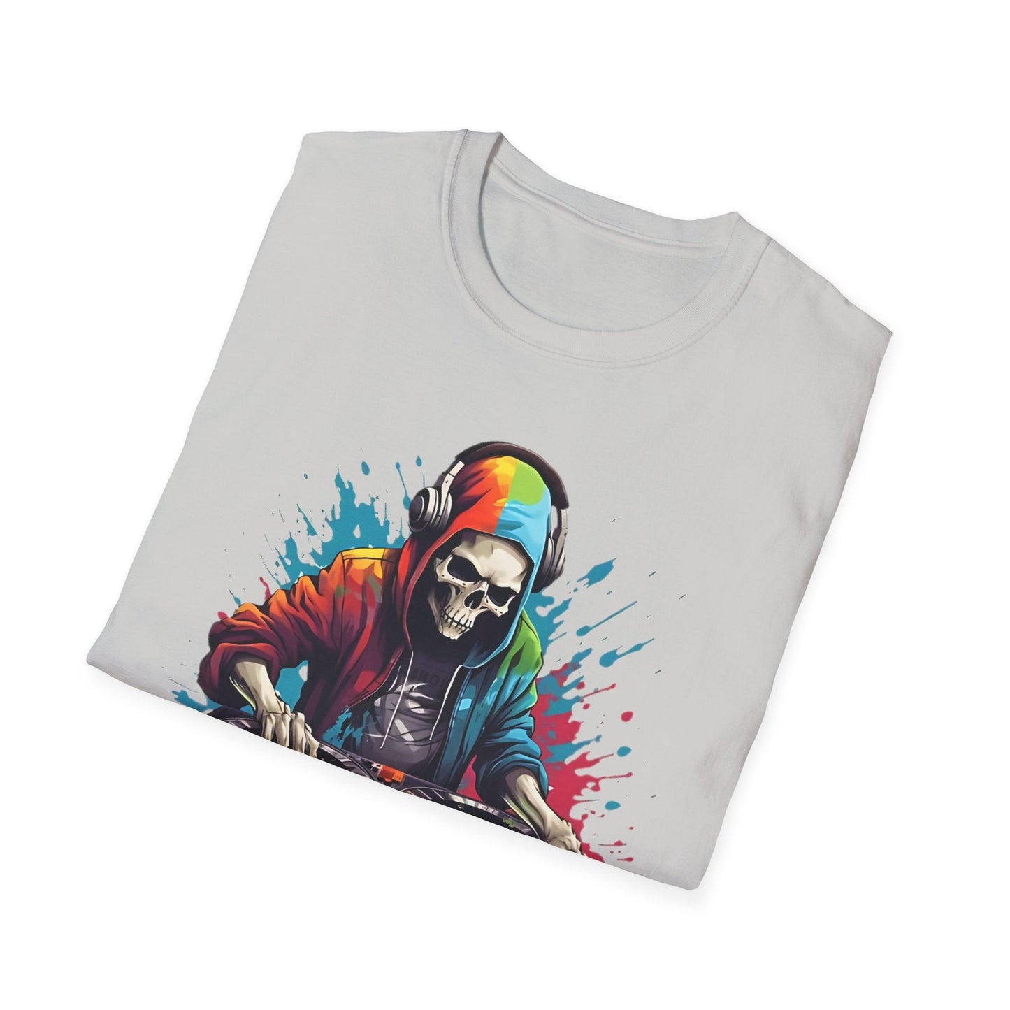 Skull T Shirt Unisex Skeleton Tee 100 Cotton Softstyle Gildan 64000 Graphic Tee Artwork