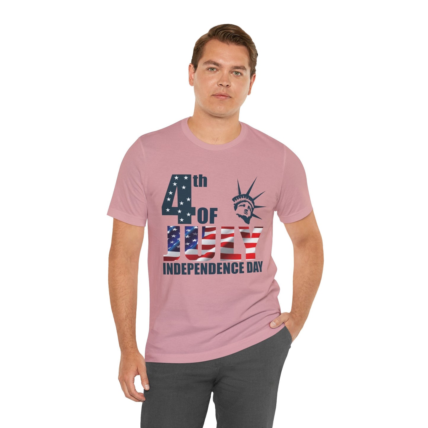 Independence Day Graphic Unisex Cotton T-Shirt 026