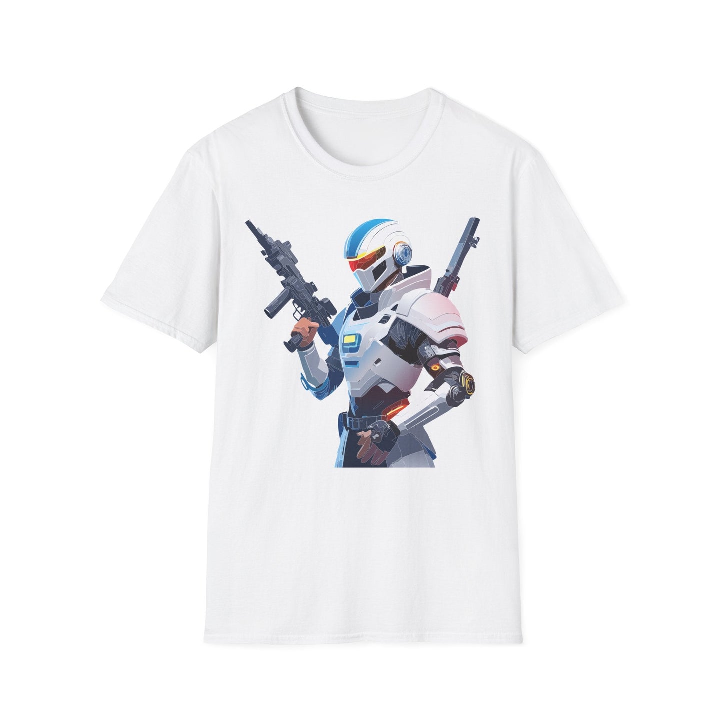 Robocop T Shirt Unisex Gildan Softstyle 64000 100 Percent Ring Spun Cotton Tee Premium