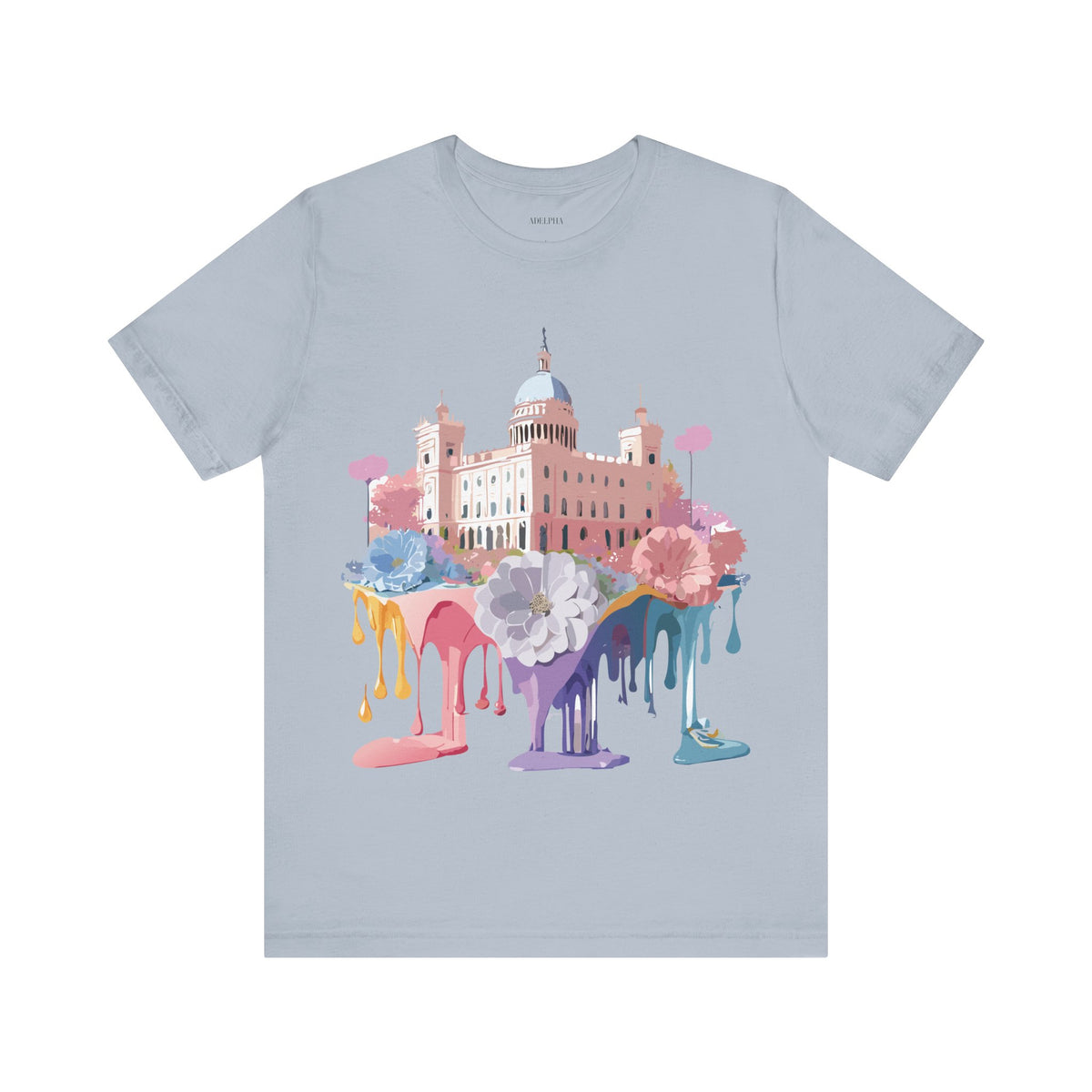 Graphic Unisex Cotton Bella+Canvas Tee Shirt with Madrid