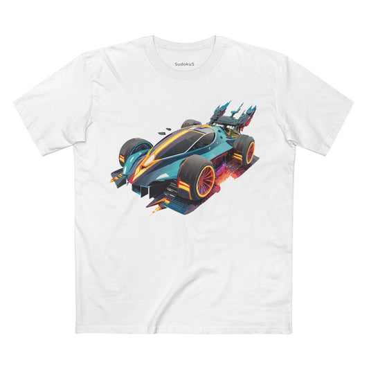 Car Graphic Unisex 100 Cotton Staple Tee 20