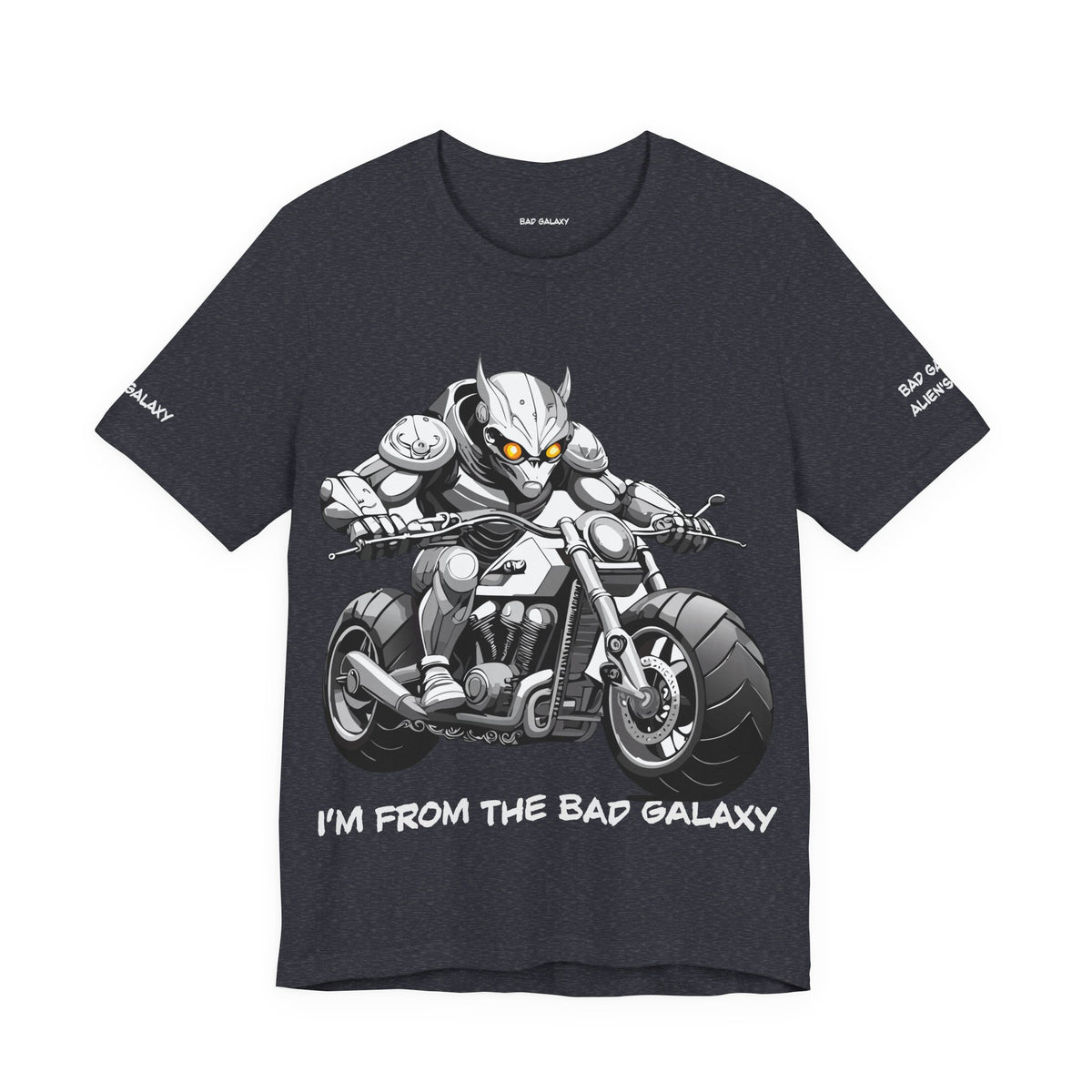 Alien Graphic Unisex Cotton Bella+Canvas Tee with Art Design b79