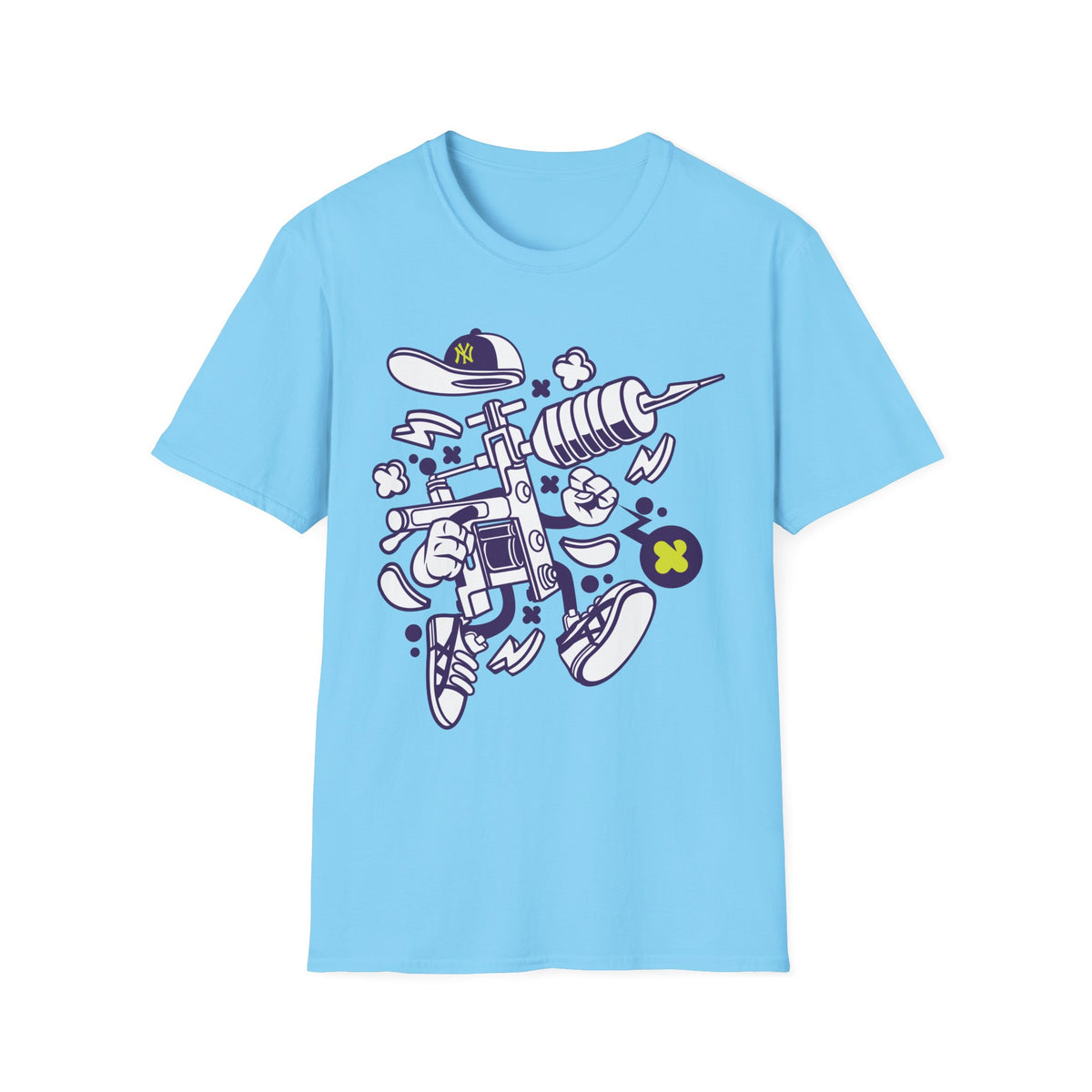 Funny Cartoon Animation Graphic Unixes Gildan Cotton Tee Shirt 707
